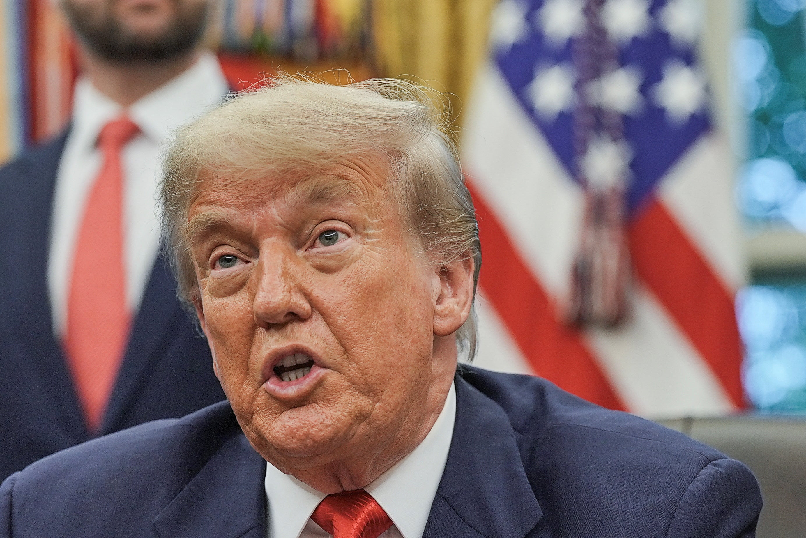 The US president told reporters on Friday that he believed a ceasefire between Israel and Iran-backed Hamas militants was close
