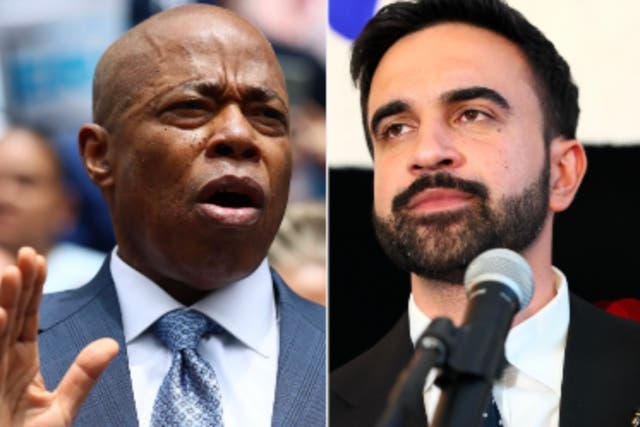 <p>New York City Mayor Eric Adams, left, ripped into Democratic mayoral nominee Zohran Mamdani’s “socialist” agenda, saying he “doesn’t have the authority” to tax the wealthiest New Yorkers</p>