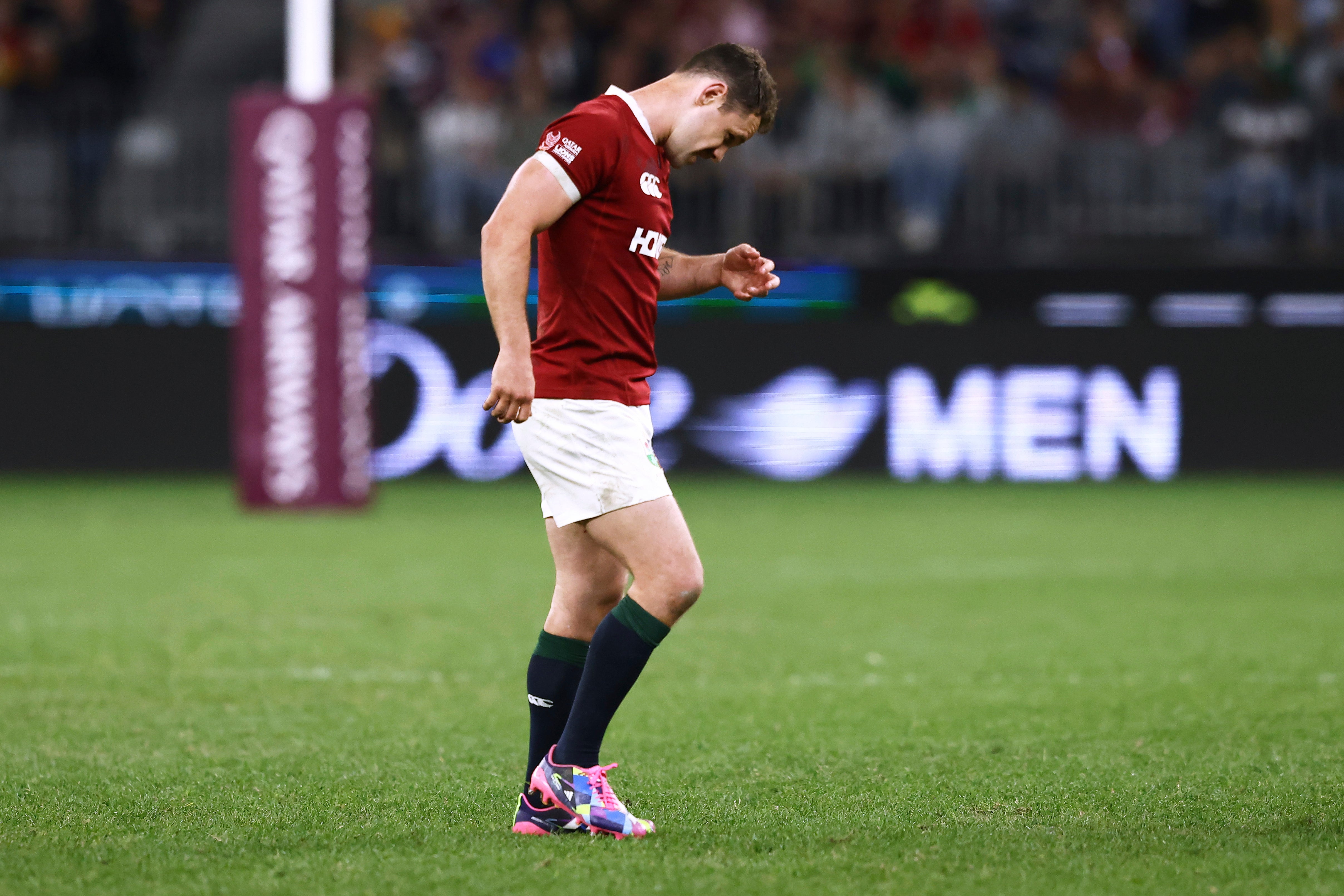 Tomos Williams hobbled off injured early in the second half