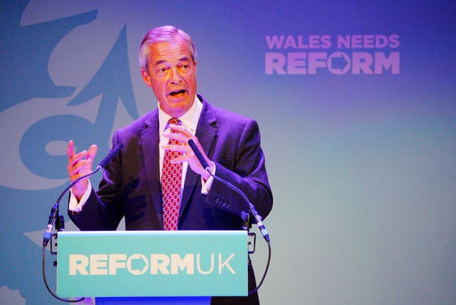 <p>Reform UK leader Nigel Farage (PA)</p>