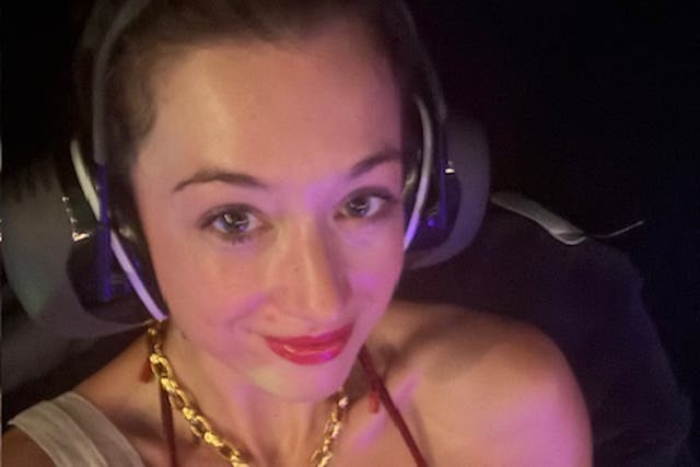 <p>Writer Olivia Petter takes a break from the chaos (and heat) at one of the festival’s five Sensory Calm Spaces</p>
