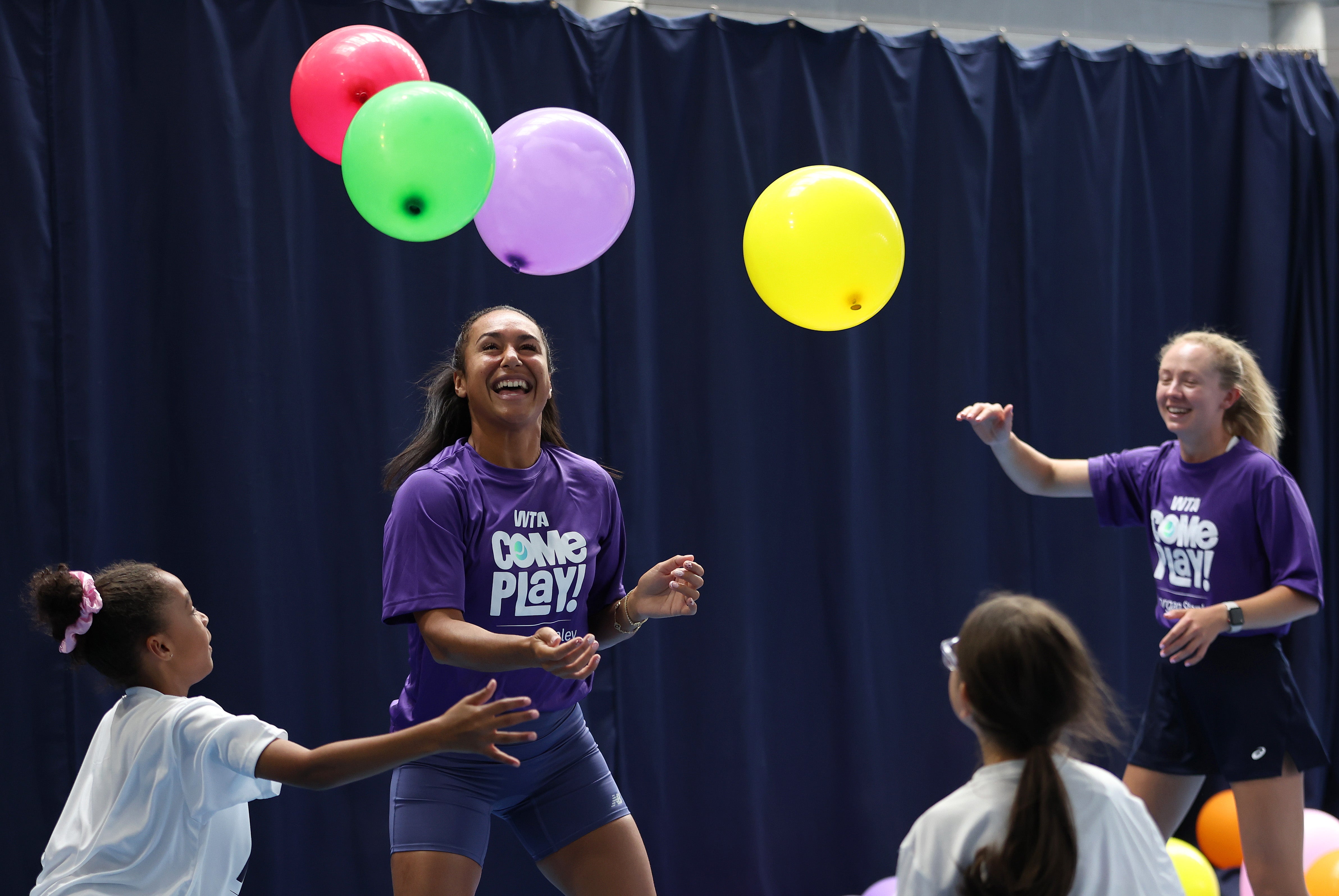 Watson adalah bagian dari sesi bermain WTA Come sebelum bermain di Wimbledon untuk ke -15 kalinya minggu depan