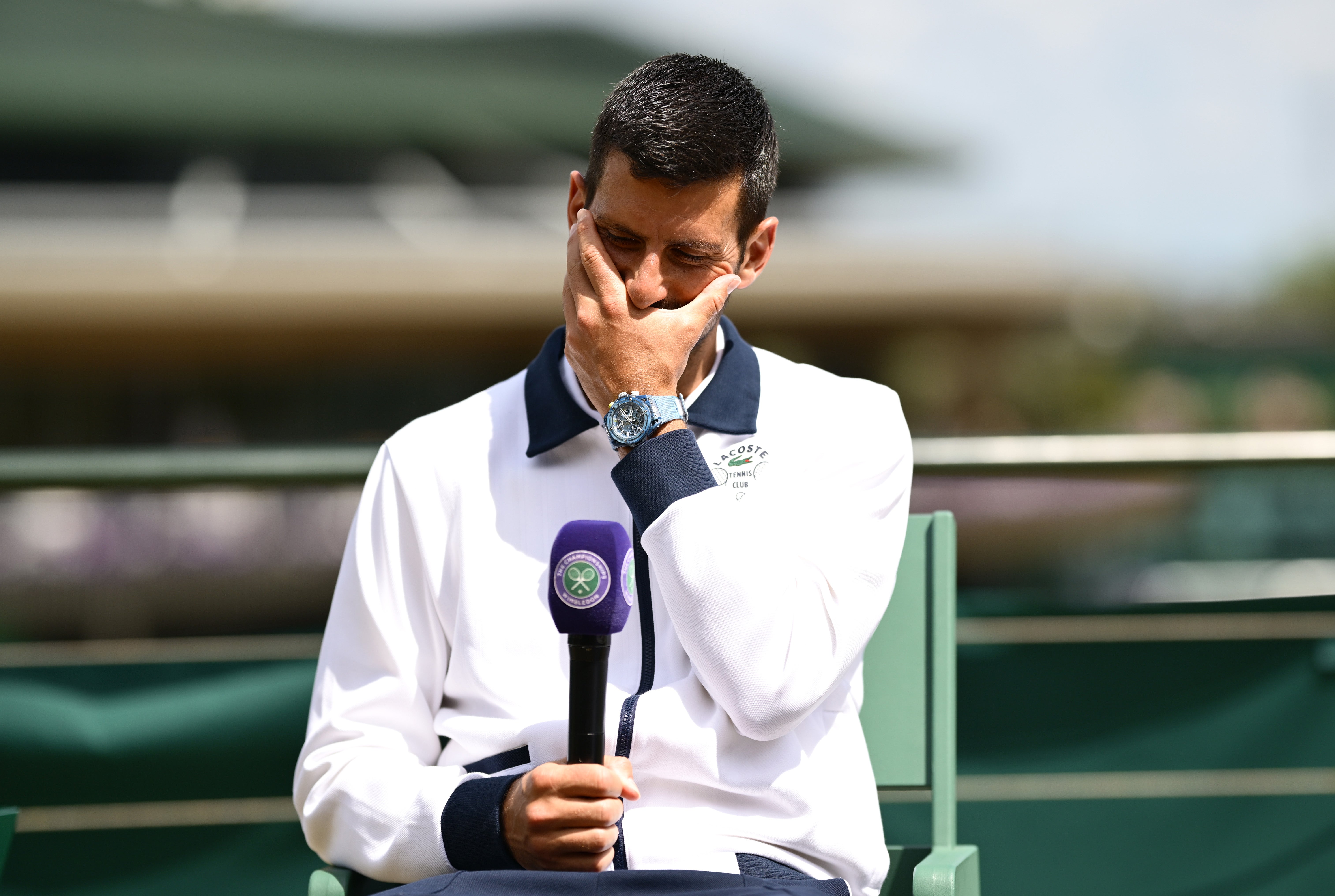 Novak Djokovic admitted he was unsure whether he’d play at Wimbledon next year
