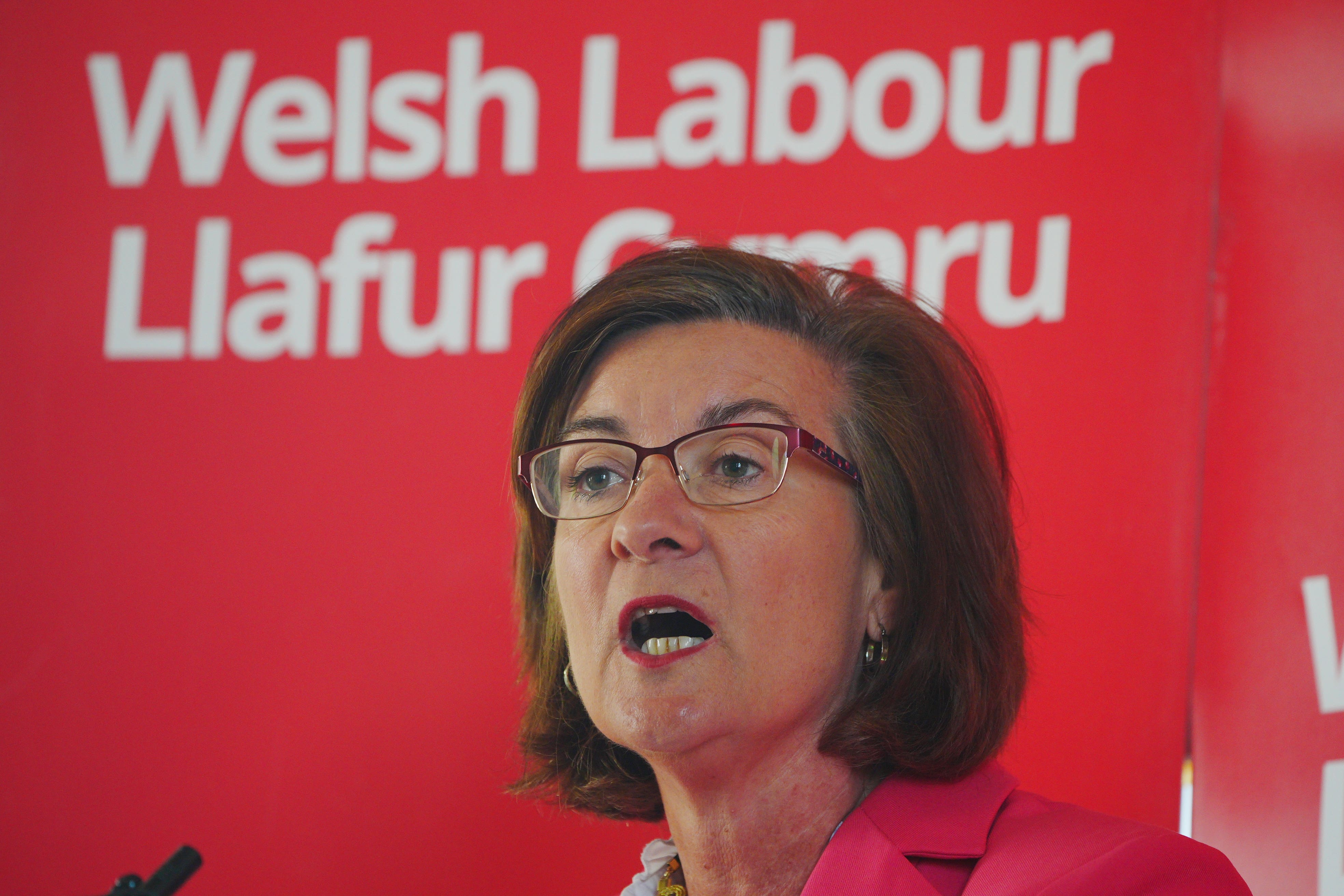 First Minister and Labour leader in Wales, Baroness Eluned Morgan, delivers a keynote speech marking one year to the 2026 Senedd election, at the Norwegian Church in Cardiff. Picture date: Tuesday May 6, 2025.