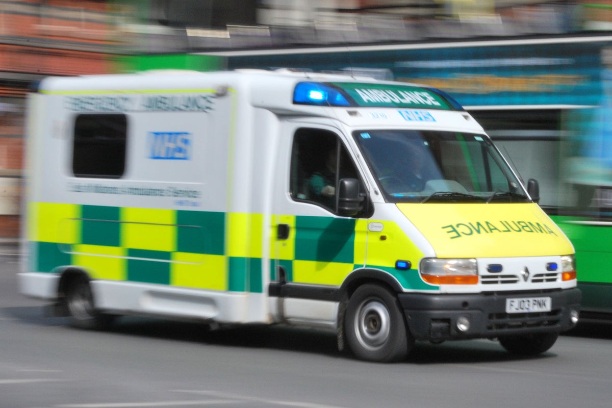 Person dies and child in hospital after train crashes into car