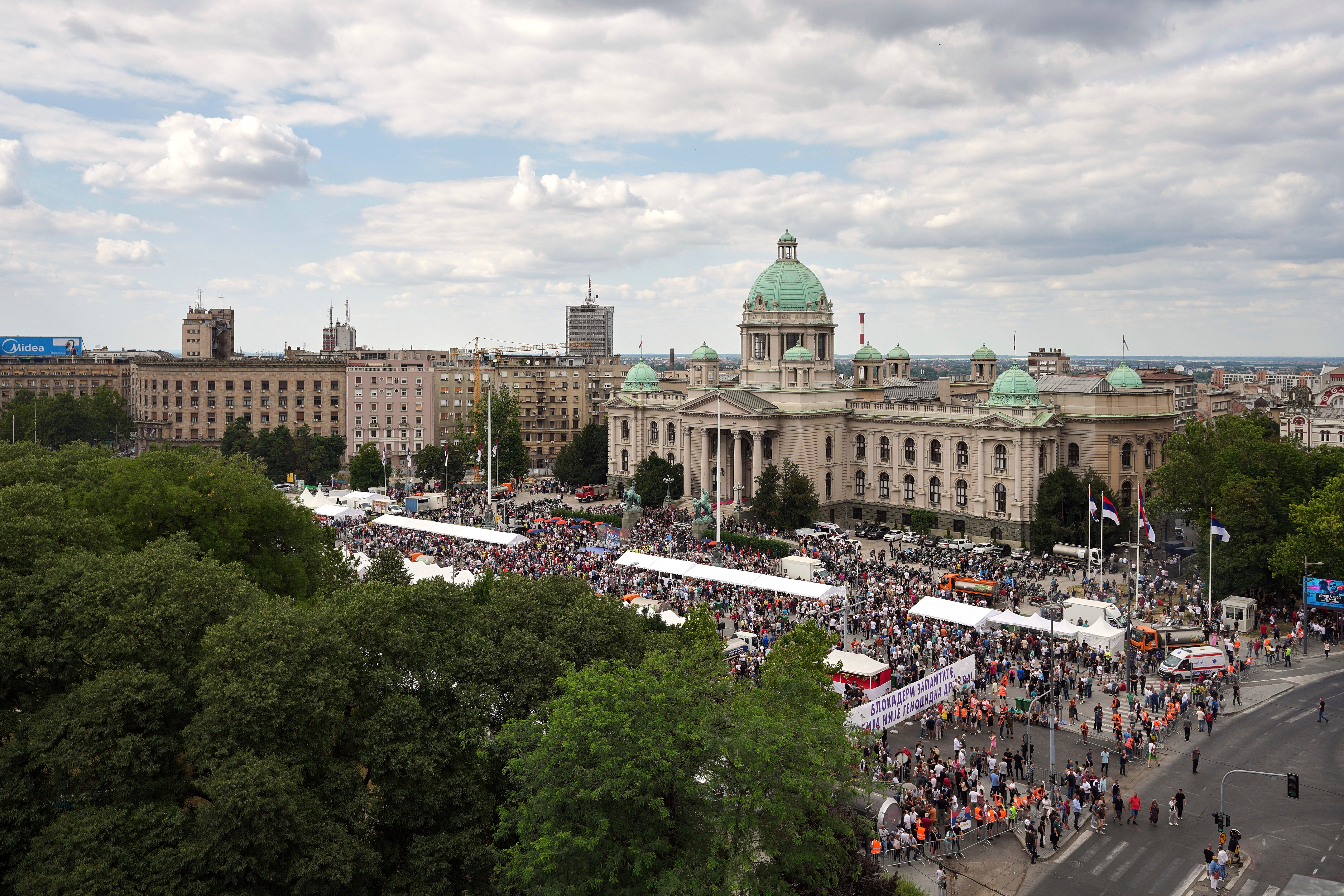 Serbia Protest