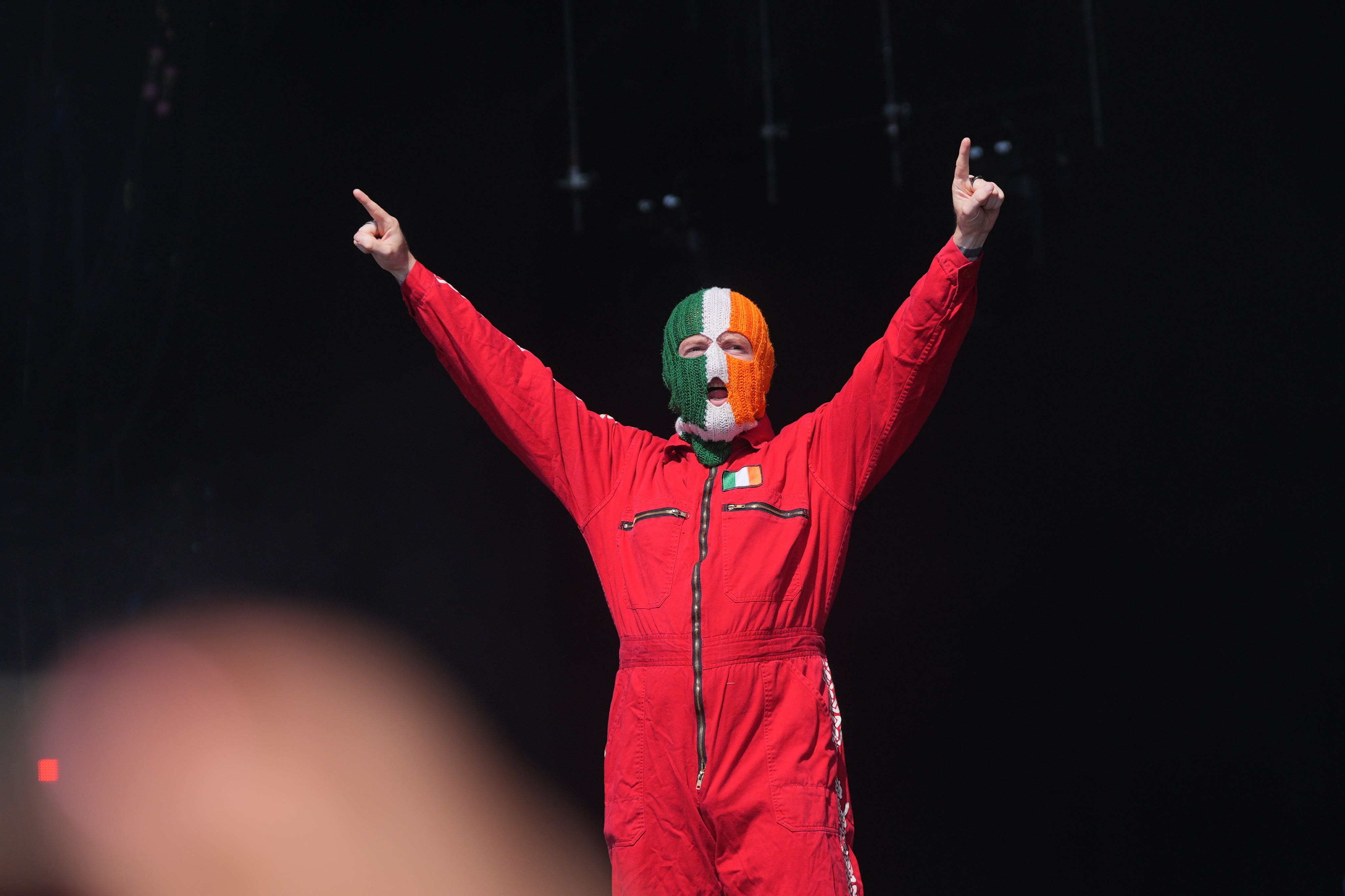 Dizecap Performance in Glastonbury (Yui Mok/PA)