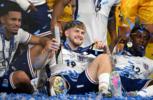 <p>Harvey Elliott helped guide England U21s to back-to-back Euros titles</p>