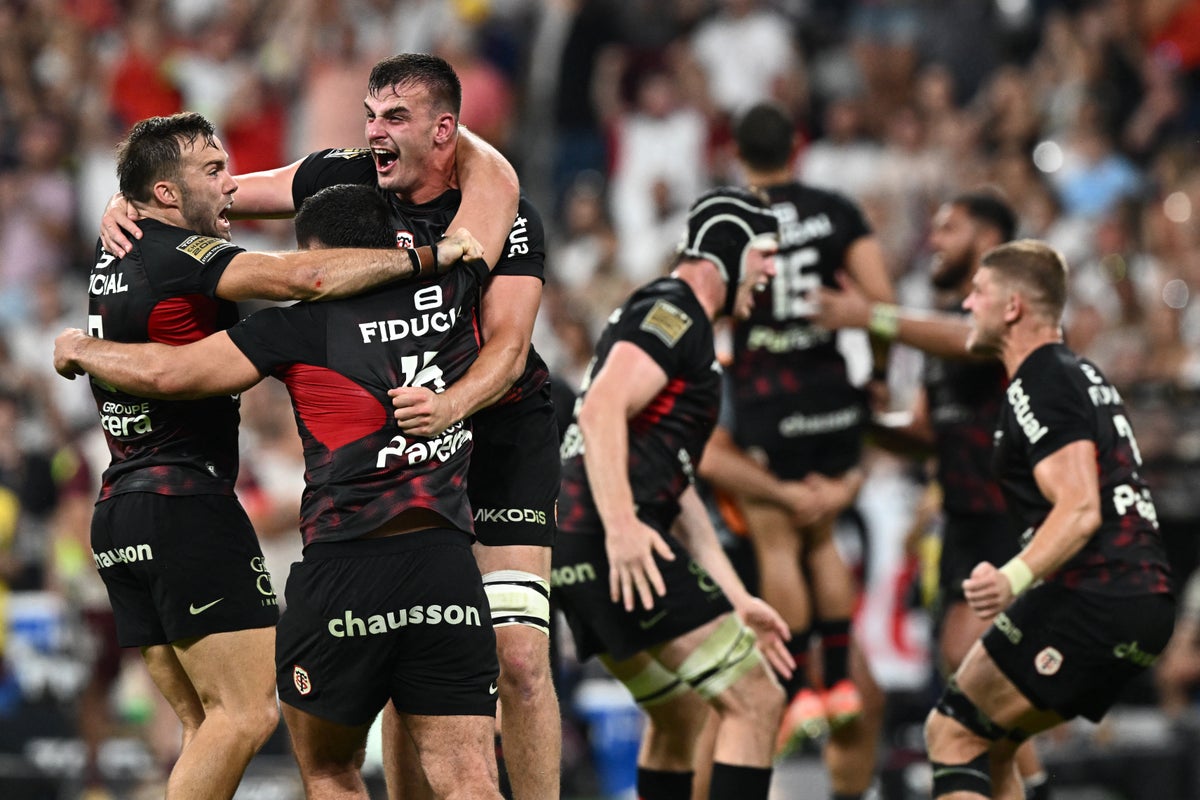 Toulouse edge Bordeaux Begles in extra-time thriller to secure third straight Top 14 title