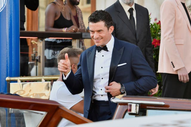 <p>Orlando Bloom attended Jeff Bezos’s wedding without Katy Perry - and now has spoken out about their split.</p>