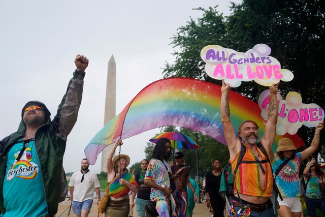 <p>Same-sex marriages have doubled in the decade since the Supreme Court made the union legal across the country</p>