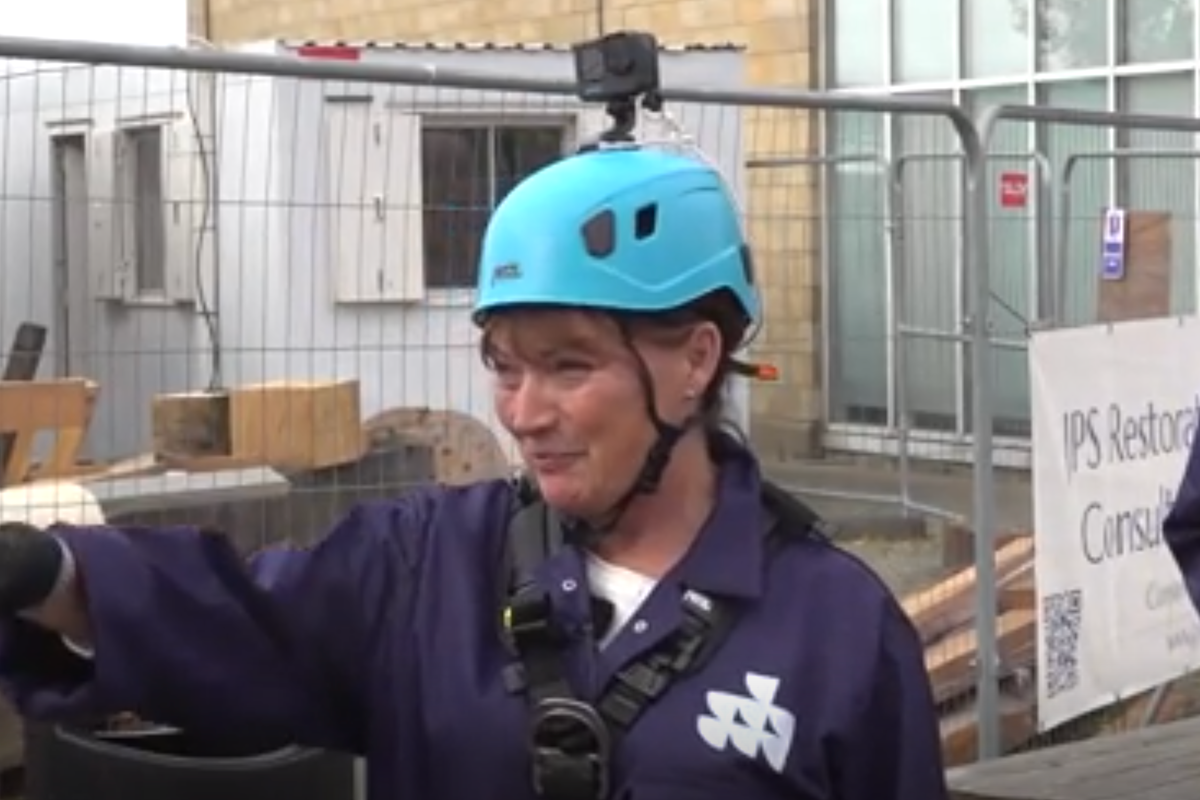 Lorraine Kelly ‘terrified’ after climbing up 25-ft ship in Dundee following keyhole surgery