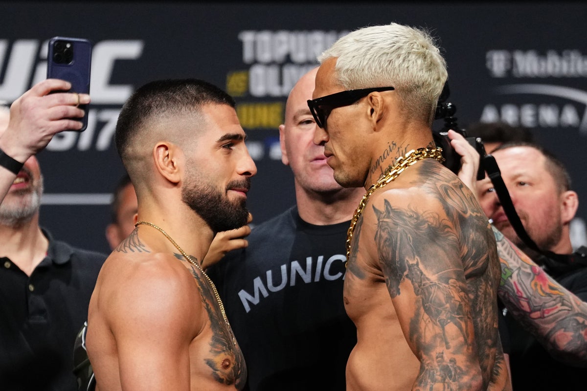 UFC 317 live: Ilia Topuria vs Charles Oliveira time, card, updates and results UFC 317 live: Ilia Topuria vs Charles Oliveira time, card, updates and results