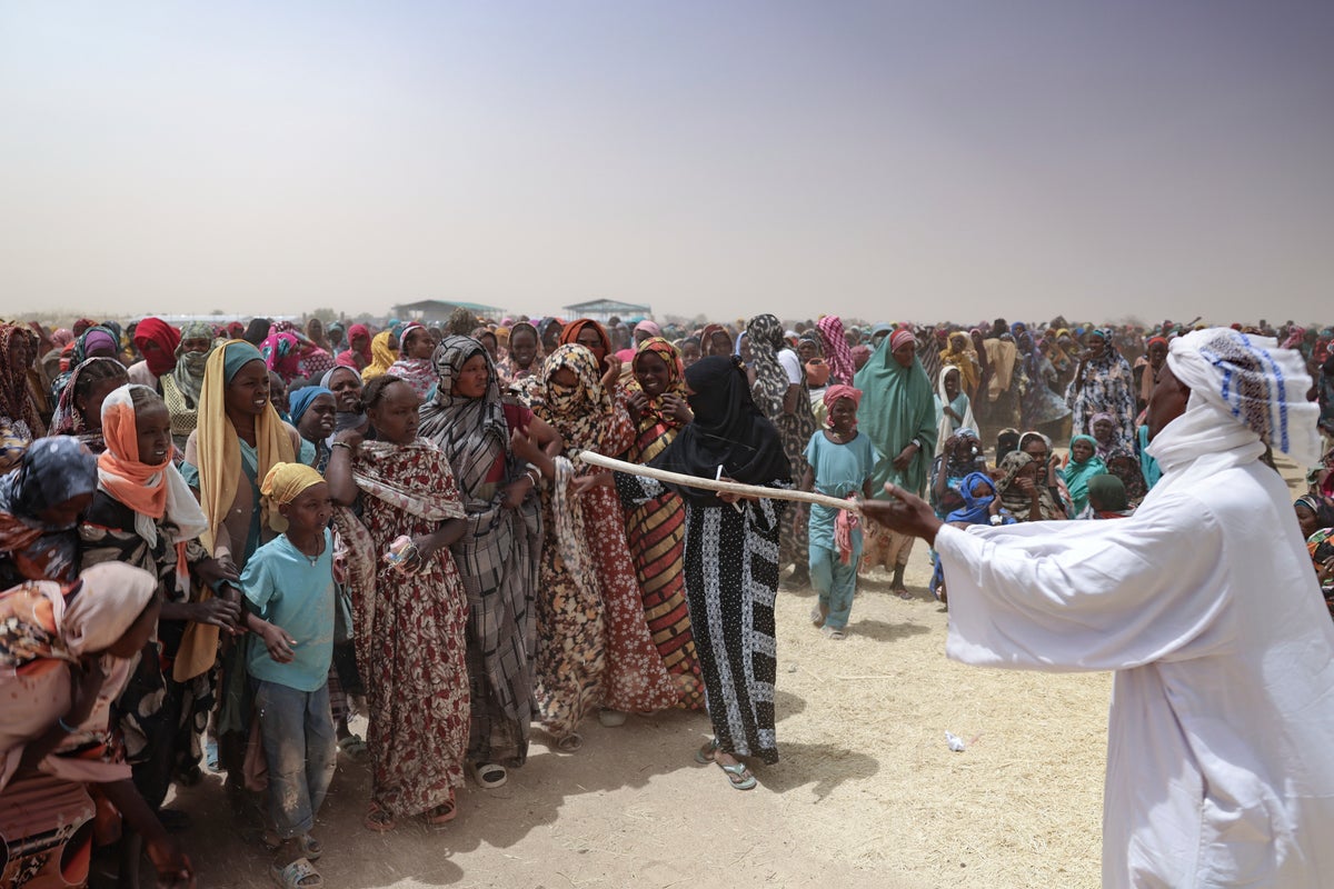 Sudan civil war overwhelms border town in neighbor Chad as refugees find little help