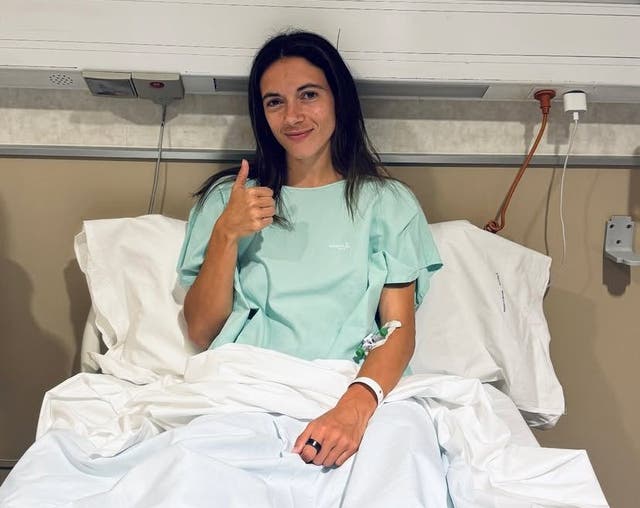 <p>Aitana Bonmati posted an update from hospital before she was discharged </p>