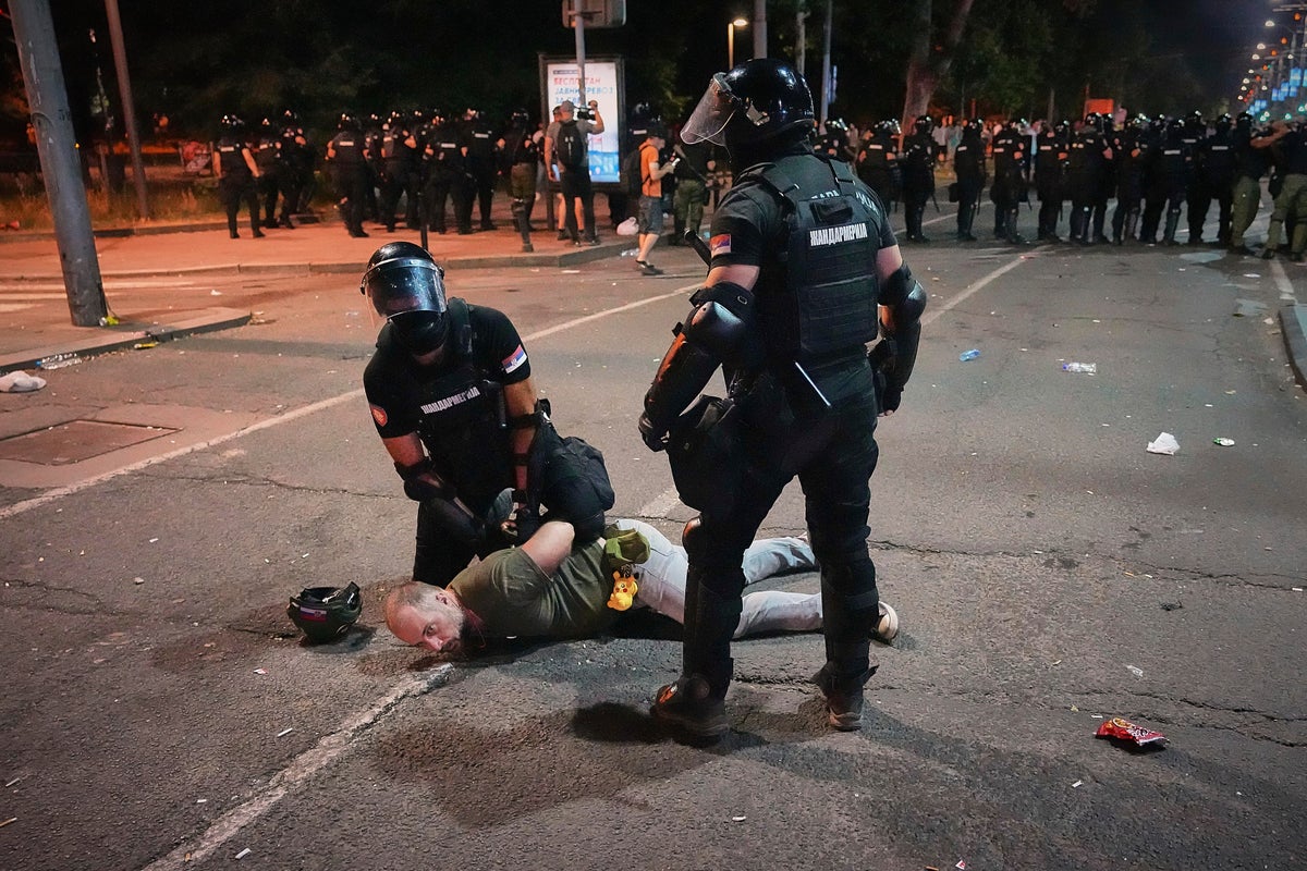 Serbia's populist president announces more arrests after a massive anti-government protest