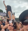 Olivia Rodrigo seen dancing to Pulp in Glastonbury crowd