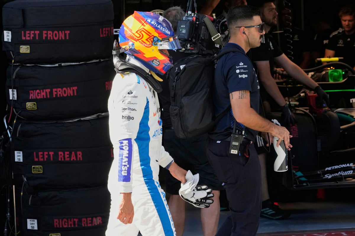 Austrian Grand Prix delayed after Carlos Sainz’s car catches fire