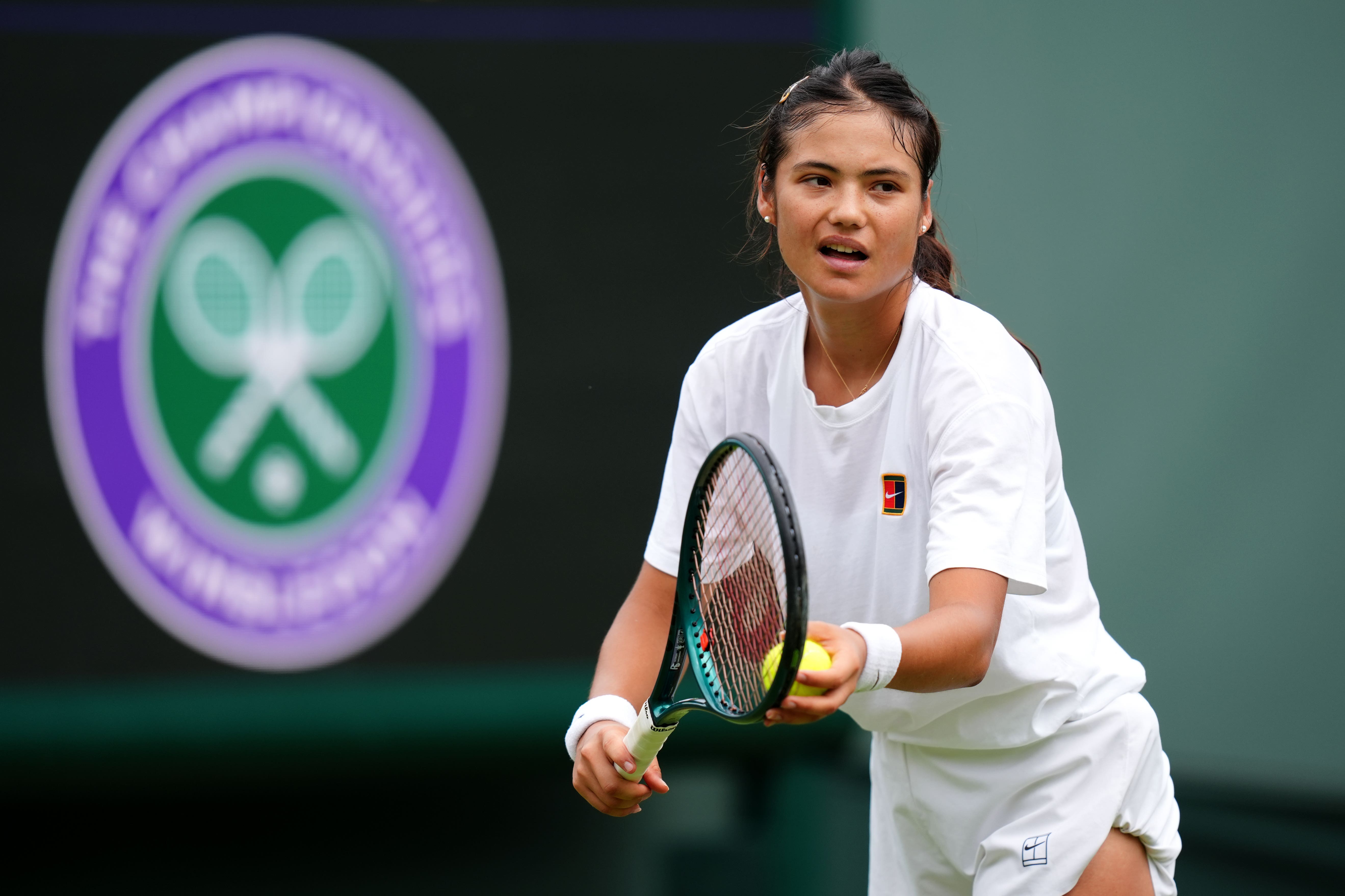 Emma Raducanu is the third match on Court 1 on Monday