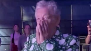 Ian McKellen fights back tears during touching moment at Glastonbury