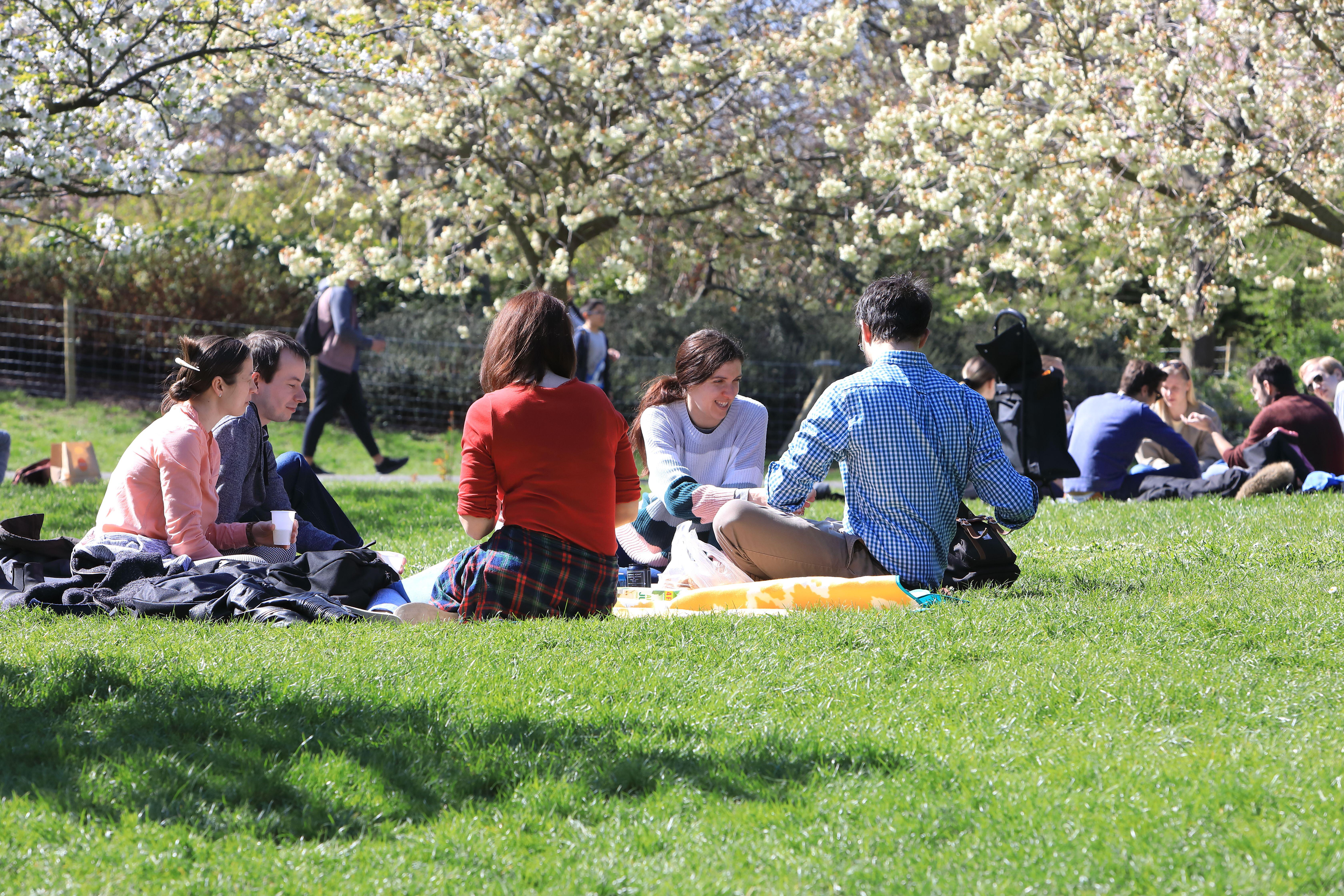 Be wary of foods sitting in warm temperatures for long periods of time due to al-fresco dining