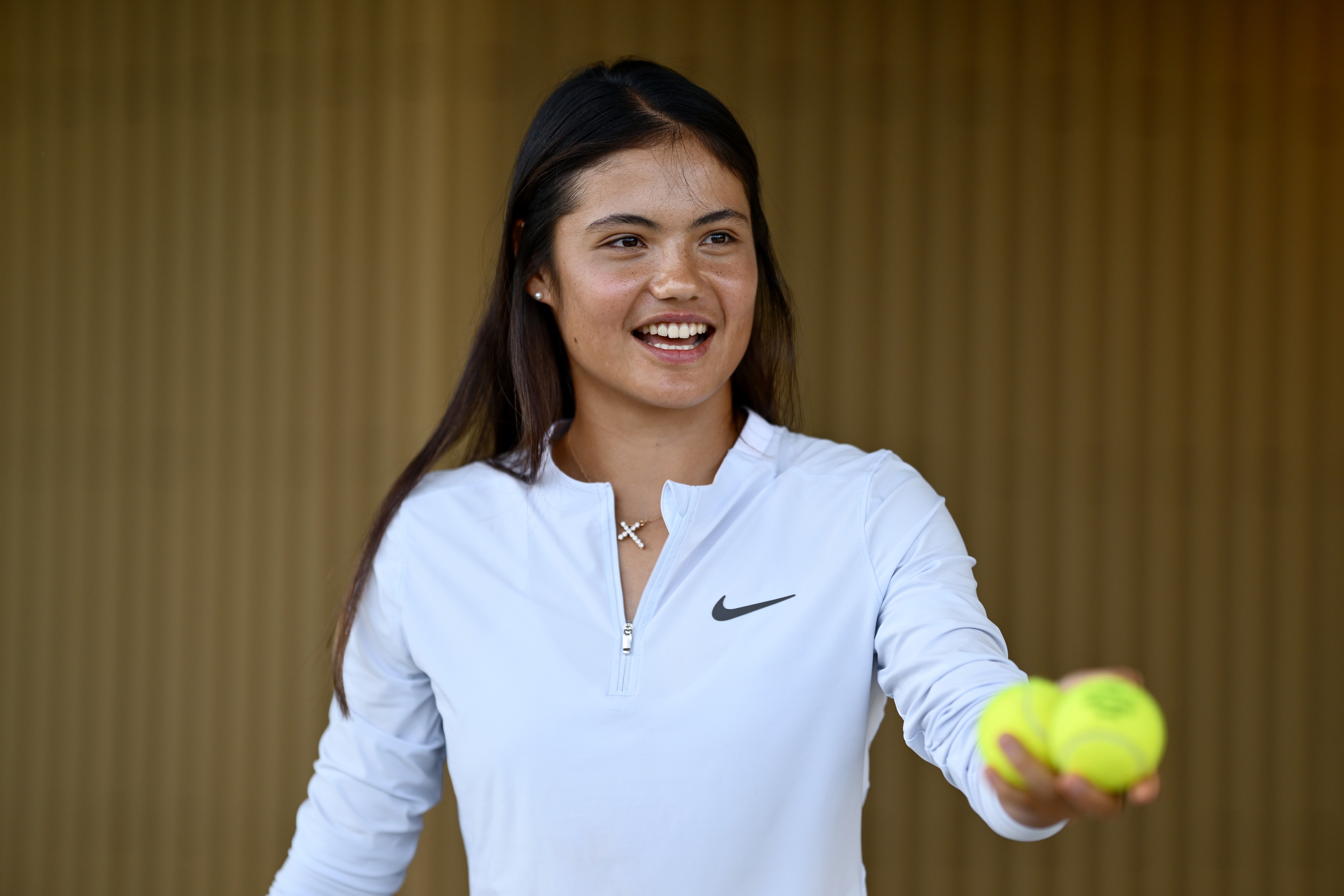 Emma Raducanu at the All England Club