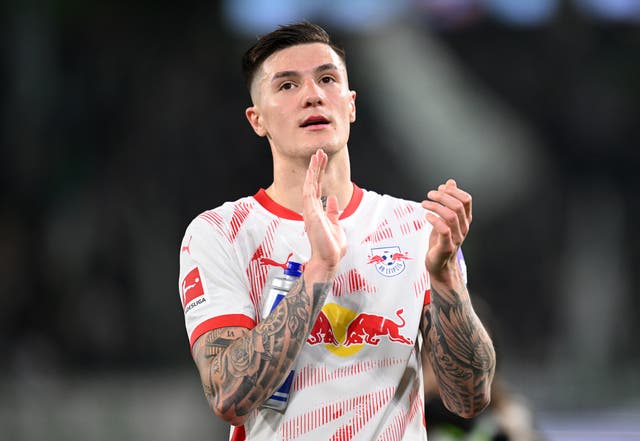 <p>Benjamin Sesko is set to leave RB Leipzig this summer</p>