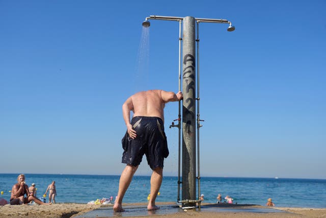 <p>Greece Heat Wave Weather</p>