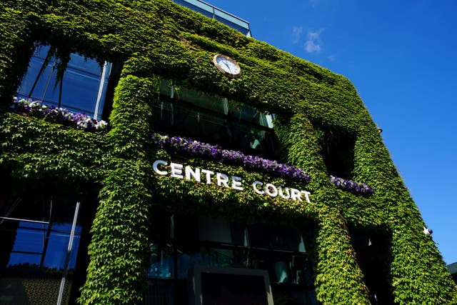 The incident took place close to Centre Court (Mike Egerton/PA)