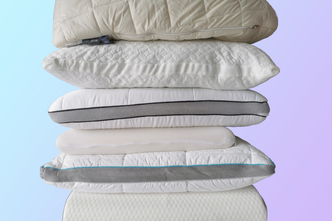 Side sleepers should plump for a thicker pillow, while lower options are better for those who sleep on their back
