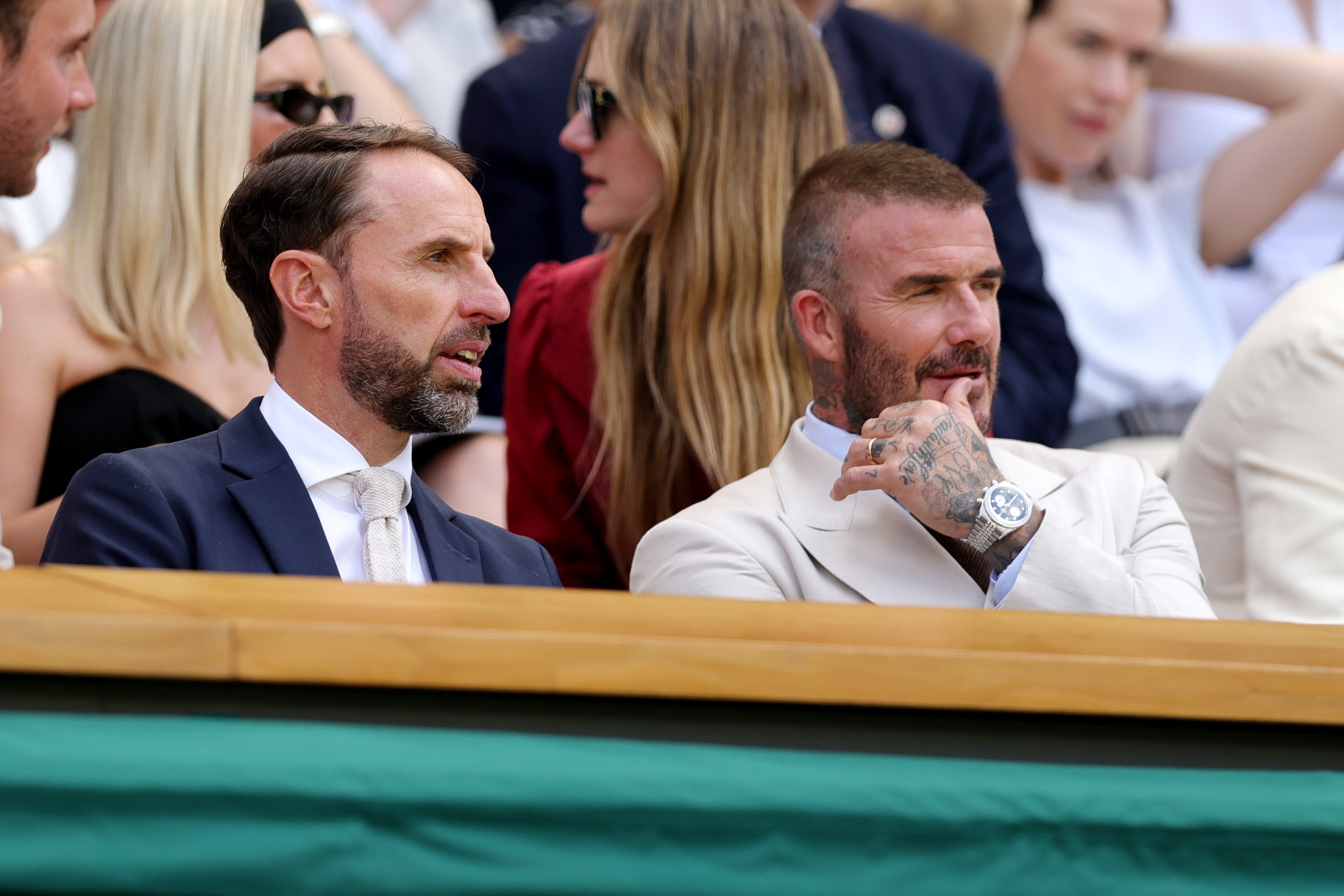 A nova noite Gareth Southgate e David Beckham viam da caixa real