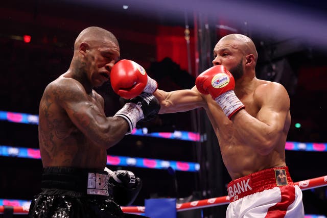 <p>Chris Eubank Jr and Conor Benn clash in their fight earlier this year</p>