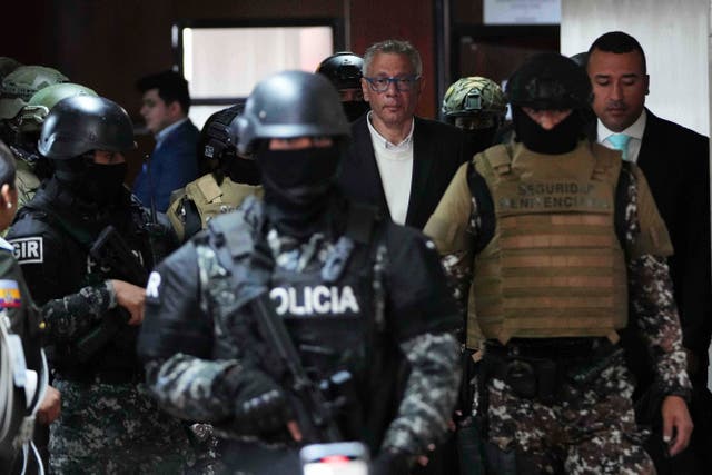 ECUADOR-CONDENA EXVICEPRESIDENTE