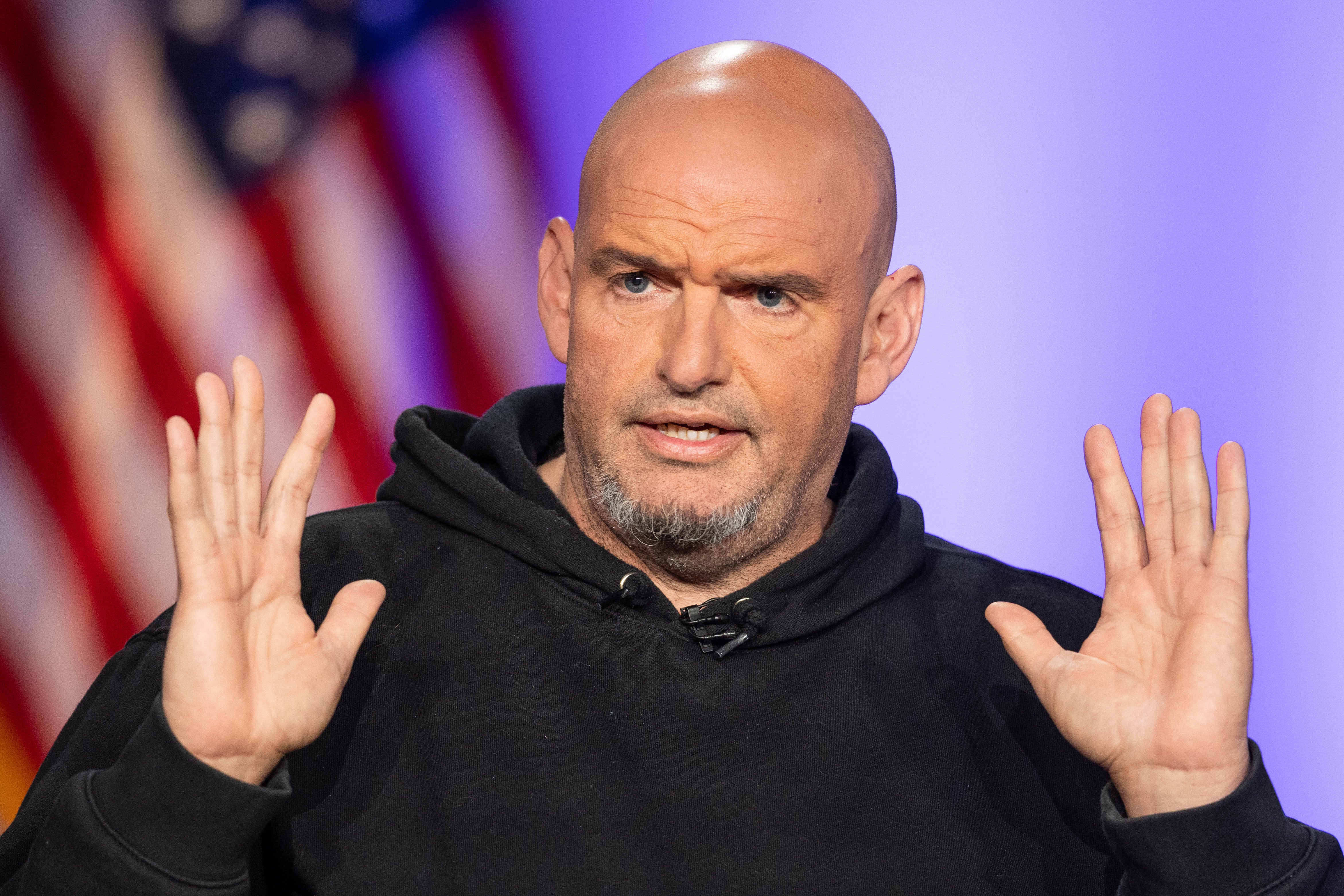 Senator John Fetterman complained on Monday about missing a family beach trip to vote on President Donald Trump’s spending bill