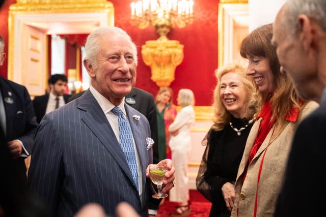 Charles was diagnosed with cancer in 2024 (James Manning/PA)