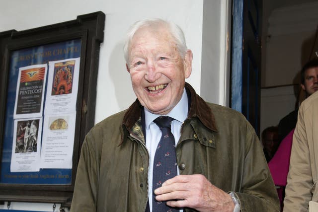 Sandy Gall has died aged 97 (Yui Mok/PA)