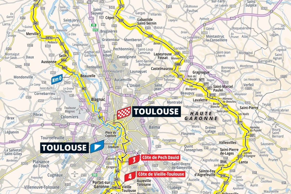 Tour de France stage 11 preview: Route map, profile and start time as Ben Healy wears yellow in Toulouse