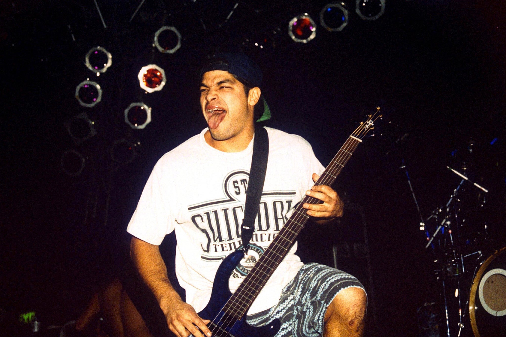 Rob Trujillo performing with Suicidal Tendencies in 1994