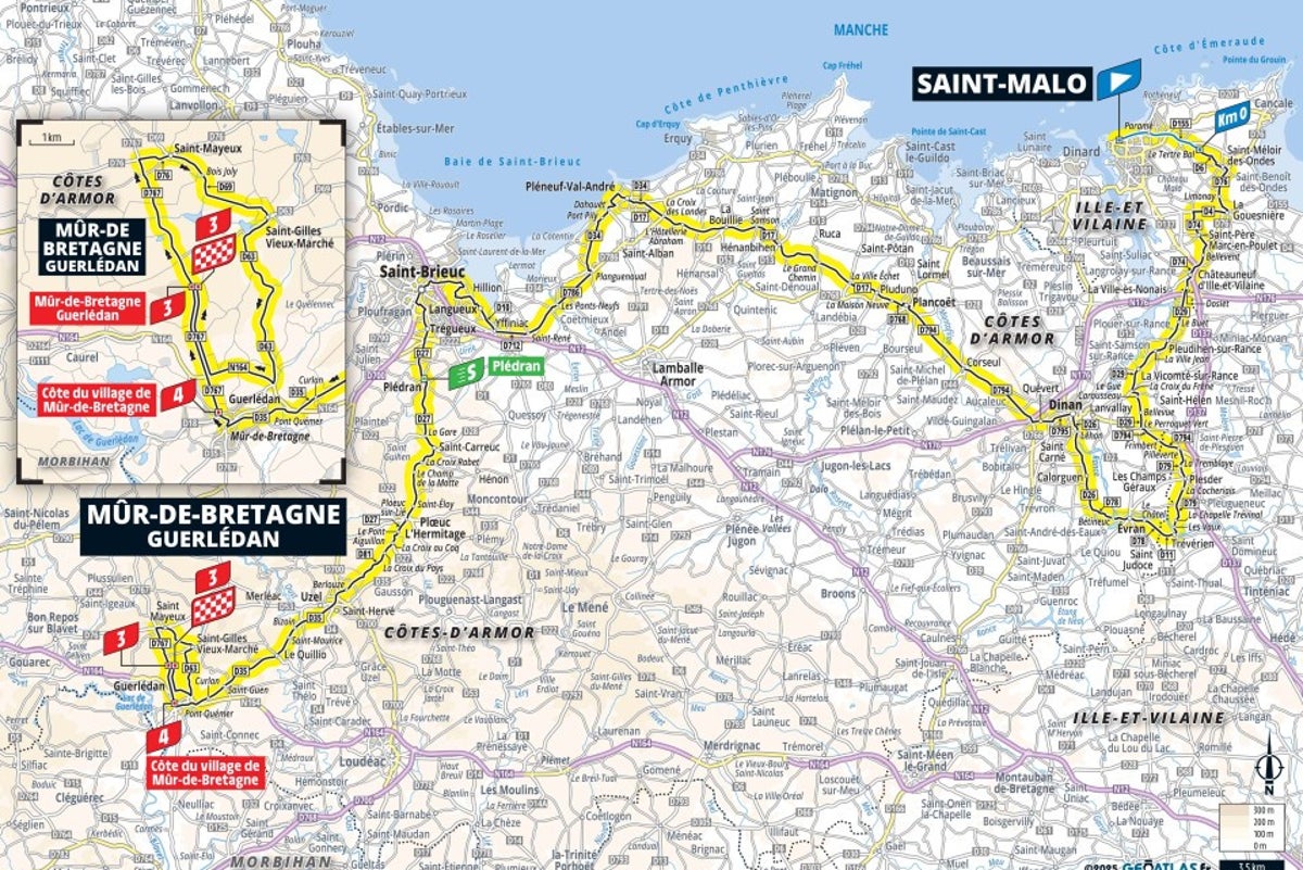 Tour de France stage seven preview: Will Tadej Pogacar go for glory on the Mur de Bretagne?