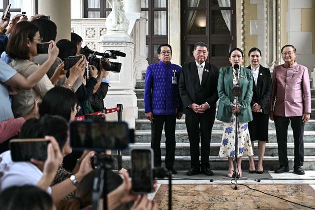 <p>Thai prime minister Paetongtarn Shinawatra was suspended by the country's Constitutional Court</p>