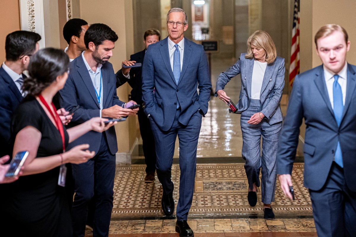 Trump bill live: Senate struggles to unite on president’s ‘big, beautiful bill’ as marathon vote continues