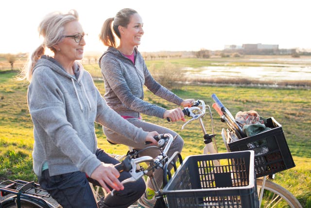 More and more women are starting cycling in mid-life (Alamy/PA)