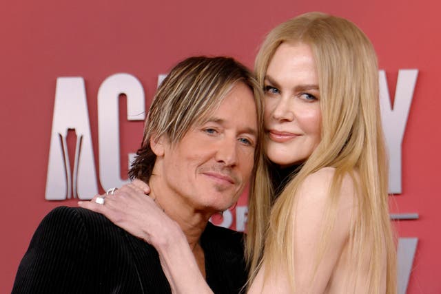 <p>Keith Urban and Nicole Kidman attend the 60th Academy of Country Music Awards at Omni Frisco Hotel at The Star on May 08, 2025 in Frisco, Texas</p>