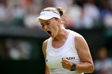 Defending champion Barbora Krejcikova survives scare in Wimbledon opener