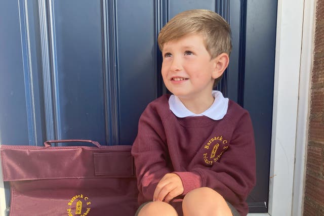 <p>Five-year-old Benedict Blythe died from food-induced anaphylaxis while at primary school (Family handout/PA)</p>
