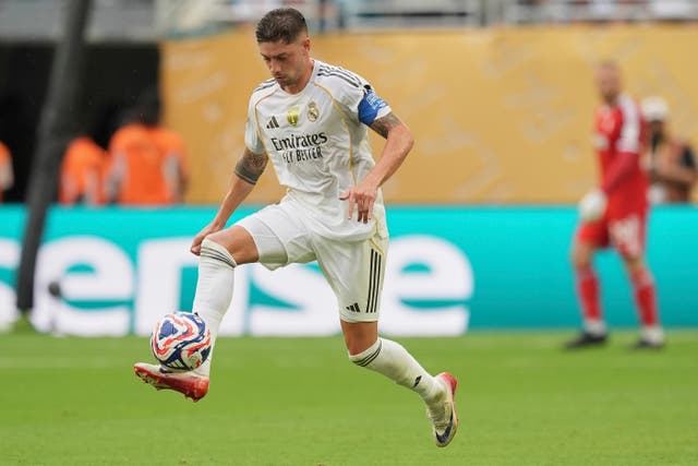 <p>Federico Valverde shone for Real Madrid as they beat Juventus in the round of 16</p>