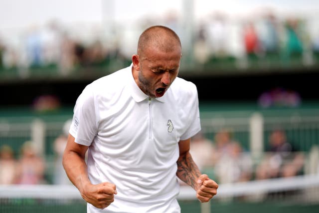 Dan Evans beat Jay Clarke to reach the second round (John Walton/PA)