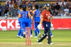 England slip two down to India in five-match women’s T20 series