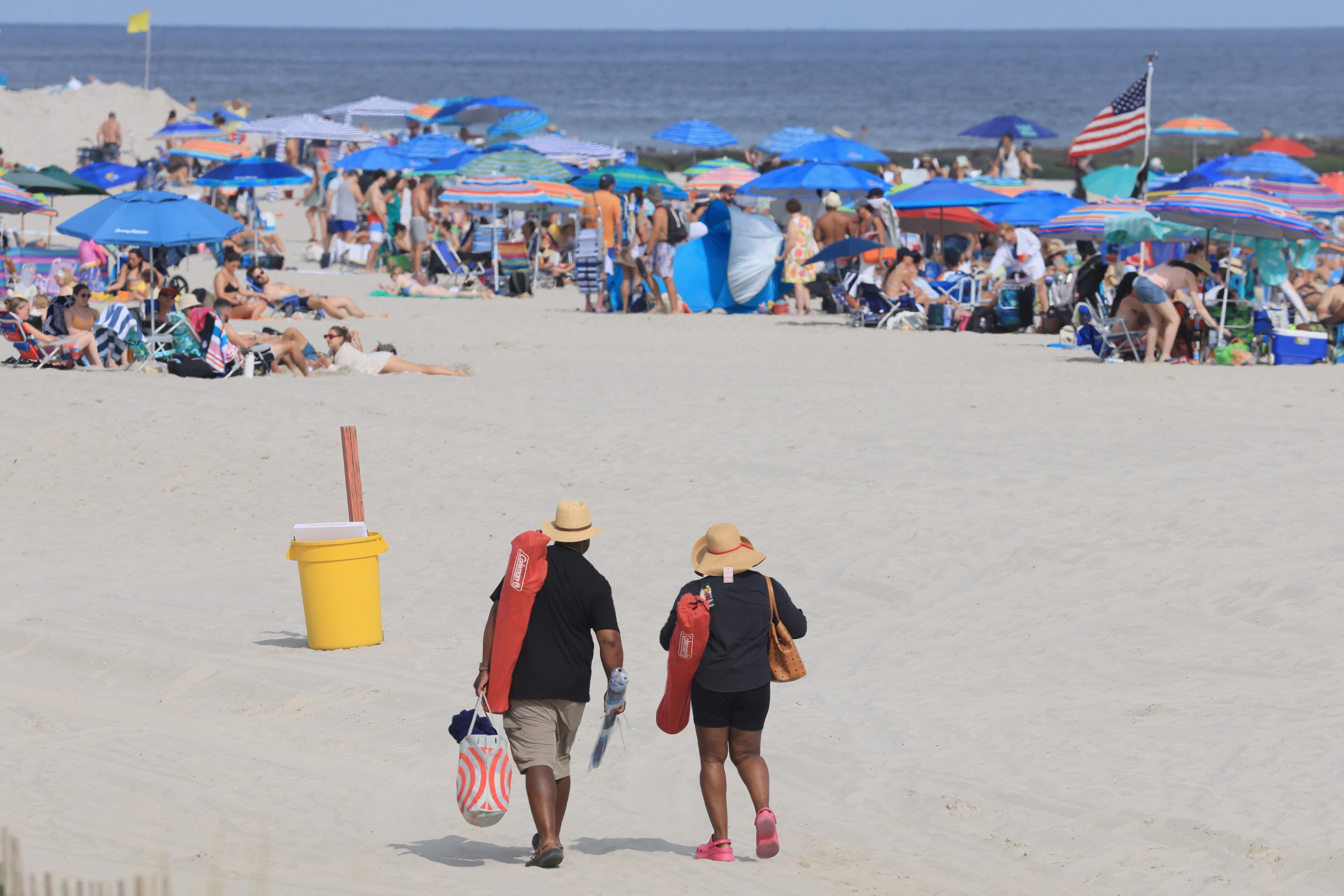 High bacteria levels have forced beaches in several states to close ahead of the Fourth of July weekend