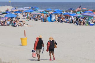 High bacteria levels have forced beaches in several states to close ahead of the Fourth of July weekend